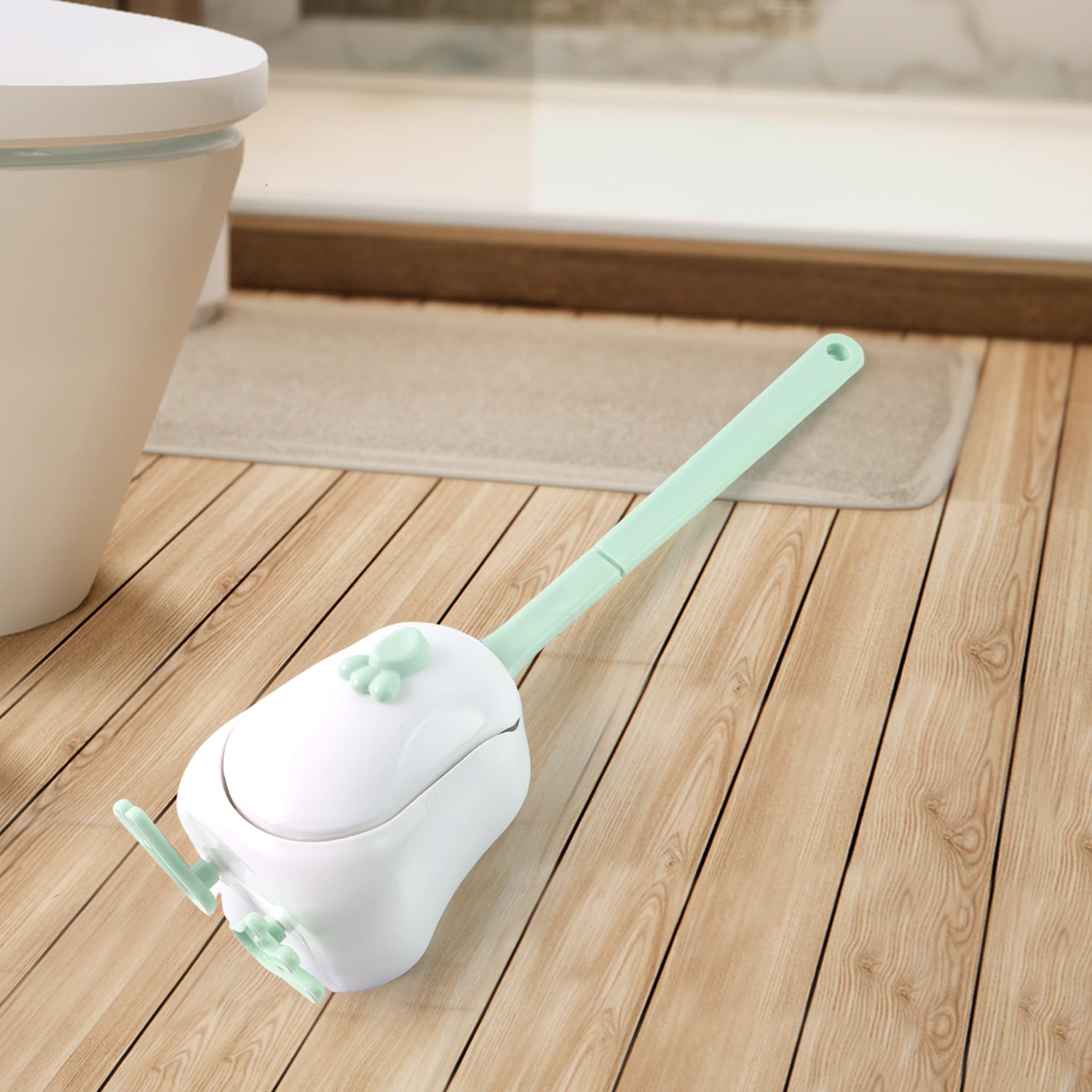 Flexible Silicone Toilet Cleaning Brush Set Flexible Silicone Toilet Cleaning Brush Set